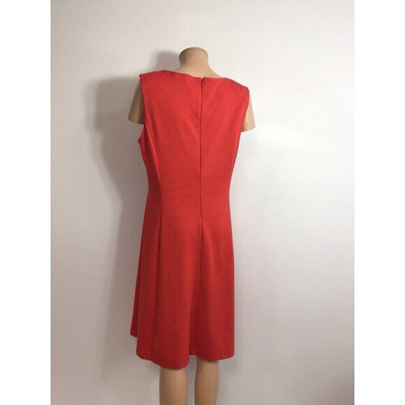 Connected Apparel Red Dress Womens 16 - Picture 2 of 9